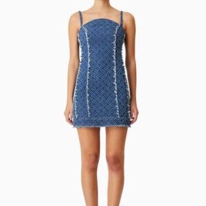 Elliatt Cora Denim Mini Dress